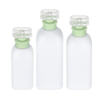 রিফিলযোগ্য কাস্টম 300ml 500ml 700ml সবুজ হেয়ার এক্সটেনশন প্লাস্টিক বডি ওয়াশ লোশন শাওয়ার জেল বোতল