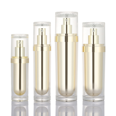 30ml 50ml 100ml 120ml প্লাস্টিক এক্রাইলিক বিউটি মেকআপ কসমেটিক লোশন বোতল 50g বিলাসবহুল ক্রিম পাত্রে স্কিনকেয়ার সেট