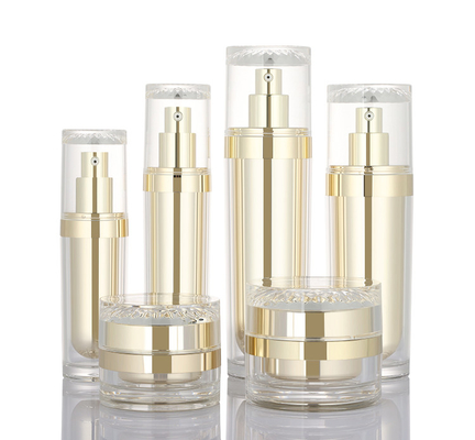 30ml 50ml 100ml 120ml প্লাস্টিক এক্রাইলিক বিউটি মেকআপ কসমেটিক লোশন বোতল 50g বিলাসবহুল ক্রিম পাত্রে স্কিনকেয়ার সেট