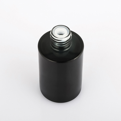 পরিবেশ বান্ধব খালি প্লাস্টিক বিলাসবহুল কালো 30ml হেয়ার অয়েল সিরাম পারফিউম ড্রপার বোতল