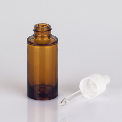 OEM ODM 50ml কসমেটিক ড্রপার বোতল অ্যাম্বার এসেনশিয়াল অয়েল বোতল প্যাকেজিং