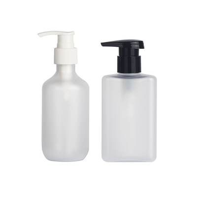 ম্যাট হোয়াইট HDPE কসমেটিক লোশন বোতল প্লাস্টিক 30ml 60ml 100ml স্কিন কেয়ার প্যাকেজিং
