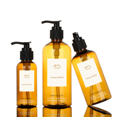খালি বডি ওয়াশ শাওয়ার জেল বোতল 100ml 200ml প্লাস্টিক শ্যাম্পুর বোতল সঙ্গে পাম্প
