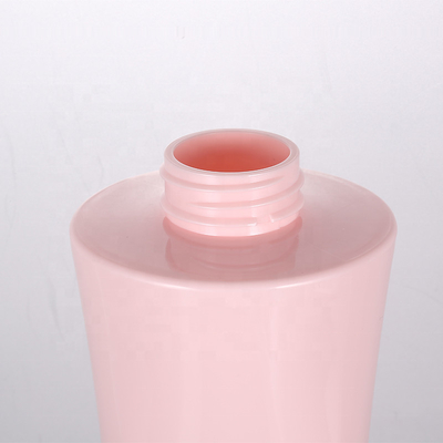 পাইকারি 350ml 500ml বিলাসবহুল গোলাপী স্কোয়ার এয়ারলেস রিফিলযোগ্য শাওয়ার জেল খালি পাম্প বোতল বডি লোশন কন্টেইনার