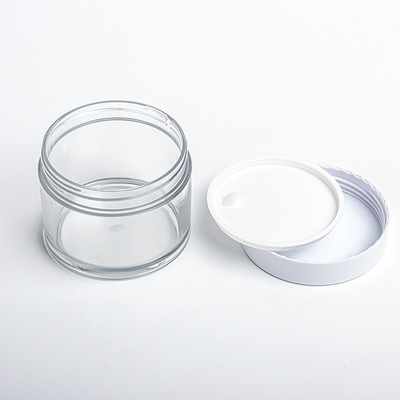 100ml ক্রিম প্যাকেজিং জার 71mm ব্যাস স্ক্রীন প্রিন্টিং সহজ খোলা ক্যাপ সহ