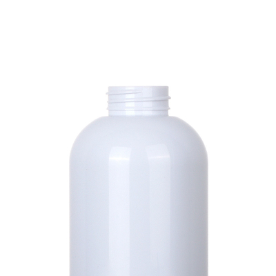 400ml খালি পাত্রে গোল লোশন প্লাস্টিক PET শ্যাম্পু এবং কন্ডিশনার এয়ারলেস পাম্প বোতল