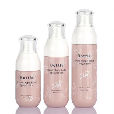 মিনি এয়ারলেস কসমেটিক বোতল সেট 50ml 80ml 100ml ODM উপলব্ধ