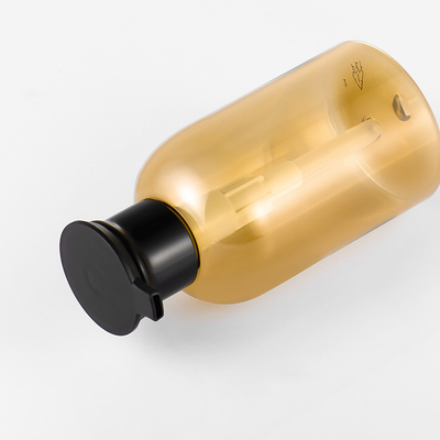 500ml লোশন পাম্প বোতল 67mm প্রস্থ অ্যাম্বার রঙ মাল্টি ব্যবহার