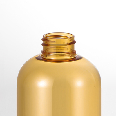 500ml লোশন পাম্প বোতল 67mm প্রস্থ অ্যাম্বার রঙ মাল্টি ব্যবহার