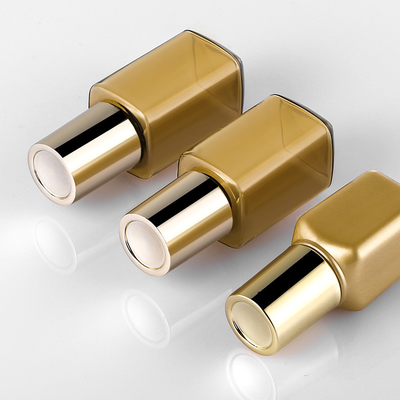 15ml ট্রাভেল খালি বোতল সেট গোল্ড কালার OEM ত্বকের যত্নের জন্য উপলব্ধ