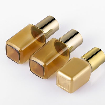 15ml ট্রাভেল খালি বোতল সেট গোল্ড কালার OEM ত্বকের যত্নের জন্য উপলব্ধ