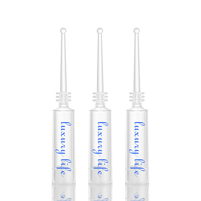 স্বচ্ছ 1ml অপরিহার্য তেলের বোতল PET প্লাস্টিক উপাদান Ampoule