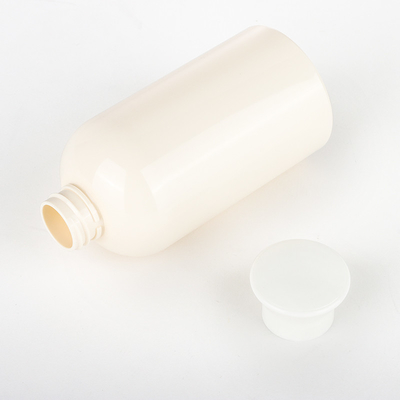 কসমেটিক প্লাস্টিক টোনার বোতল 300ml 350ml স্বচ্ছ গোলাকার প্লাস্টিকের বোতল